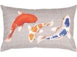 Dekokissen PAD "WATERWORLD", bunt (multi), B:50cm L:30cm, Obermaterial: 100% Baumwolle, Dekokissen_Sitzkissen_Kissenhüllen, Made in Europe, Kissenhülle ohne Füllung, 1 Stück
