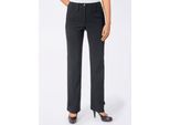 Webhose LADY, Damen, Gr. 24, Kurzgrößen, schwarz, 83% Polyester, 13% Viskose, 4% Elasthan, unifarben, lang, Hosen