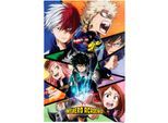 Poster REINDERS "My Hero Academia", bunt (farbe bild(er): bunt), B:61cm H:91,5cm T:0,1cm, Papier, Bilder, Poster