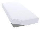 Spannbettlaken BELLANA "bellana deluxe für Boxspring- & Komfortbetten, mit Elasthan, 230 g/m²", weiß, B:200cm, Jersey, Obermaterial: 95% Baumwolle, 5% Elasthan, Bettlaken, Spannbettlaken, Premium-Qualität, für extra hohe Matratzen 35-45 cm, faltenfrei