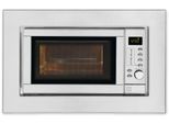 EXQUISIT Einbau-Mikrowelle "EMW 19-7 G", silber (edelstahl), Mikrowellen, Schonend Auftauen,schnell Aufwärmen, Grillen-einfach per Knopfdruck, Einbau-Mikrowelle