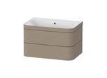 Duravit Möbelwaschtisch-Unterschrank Happy D.2 Plus 77,5x49cm, o. HL, leinen, 2 Schubkästen (HP4637N7575)