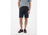 Chinoshorts LERROS "Kurze Chino aus leichtem Baumwollmix", Herren, Gr. 38, blau night, 74% Baumwolle, 24% Polyester, 2% Elasthan, Hosen Chinoshorts