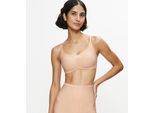 Bügel-BH TRIUMPH "Shape Smart P", Damen, Gr. 1, N-Gr, beige (neutral beige), Microtouch, Obermaterial: 51% Polyamid, 25% Polyester, 24% Elasthan, unifarben, BHs Bügel-BH, glättend und schmeichelnd