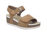 Sandale JOSEF SEIBEL "Quinn 16, nuss", Damen, Gr. 40, braun (nuss), Obermaterial: 100% Rindsleder Leather cow., Schuhe Sandale