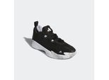 Basketballschuh ADIDAS PERFORMANCE "Adidas Initiation", Herren, Gr. 48, core schwarz, halo silber, ftwr weiß, Textil, Schuhe