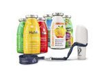SmoothieDog Mix 6x 250 ml + Doggyroller Blau mit Karabiner + Lanyard