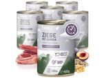 REAVET Hundenassfutter - Ziege mit Hirse an Kichererbsen & Pflaume 6x400 g