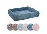 SABRO Hundebett KUDDE Cord azurblau 60 cm, 70 cm