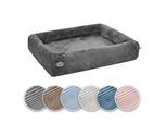 SABRO Hundebett KUDDE Cord dunkelgrau 1,17 m, 1,5 m