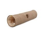 Canadian Cat Company Katzentunnel XXL mit Kuschelfell beige