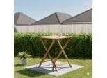 Möbelix , Akaziefarben , Holz , Akazie , 58x74x58 cm , klappbar , Gartenmöbel, Gartentische, Gartentische