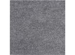 Teppichfliese ANDIAMO "Abbo, selbstklebend, Gesamthöhe 4 mm", grau, B:40cm L:40cm, Obermaterial: 100% Polypropylen, Teppiche, Teppichfliese, Bodenschutz, quadaratisch 40x40 cm, 25er Set, 50er Set, 100er Set