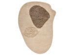Novel Handwebteppich, Beige, Textil, Abstraktes, organisch, 160x230 cm, Care & Fair, Handmade in India, leicht zusammenrollbar, Teppiche & Böden, Teppiche, Naturteppiche