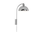 Nordlux Wandleuchte, Chrom, Metall, 43 cm, Lampen & Leuchten, Innenbeleuchtung, Leuchten nach Räumen, Wohnzimmerlampen