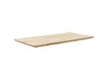 Carryhome Tischplatte, Wildeiche, Holz, Wildeiche, massiv, rechteckig, 75x4x120 cm, Esszimmer, Tische, Esstische, Tischsysteme, Tischplatte