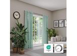 Vorhang NEUTEX FOR YOU "Libre-ECO" Gr. 1, grün (salbei), B:142cm H:245cm, Jacquard, Polyester, Gardinen