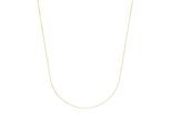 Collierkettchen AMOR, gelbgoldfarben, Halsketten, Damen, Gelbgold 585, L: 38 B: 0,6mm, Made in Germany, B:0,6mm