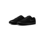Sneaker NIKE SPORTSWEAR "CHARGE SUEDE", Herren, Gr. 40, schwarz, schwarz, schwarz, Leder, Schuhe Sneaker