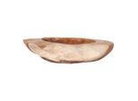 Möbelix , Teakfarben , Holz , Teakholz , oval , 40x12x40 cm , Real Wood ,