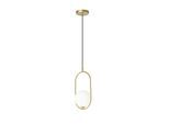 Hängeleuchte Weiß/Goldfarben max. 28 Watt