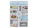 Ayyildiz , Mehrfarbig , Textil , Auto , rechteckig , 140x200 cm , Oeko-Tex® Standard 100 , für Fußbodenheizung geeignet, schmutzabweisend, für Hausstauballergiker geeignet, lichtunempfindlich, antistatisch, waschbar, pflegeleicht, strapazierfähig, leicht zusammenrollbar , Teppiche & Böden, Teppiche, Kinderteppiche