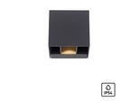 LED Außen-Wandleuchte PAUL NEUHAUS "BLOCK", grau (anthrazit), T:91cm, Leuchten, LED Außen-Wandleuchte, IP54