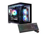 GAMEMAX Gaming-PC "HYPE-M BK 7824 AMD Ryzen 5 7500F 16GB DDR5 AMD 1TB SSD RTX 5060", schwarz, Microsoft Windows 11 Home (64 Bit), 16 GB RAM 1.000 GB SSD, Desktop-PCs, Windows 11, DDR5 RAM, Gaming-PC
