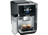 SIEMENS Kaffeevollautomat "EQ700 integral TQ717D03, Cold Brew, intuitives 5" TFT-Display, App", grau (edelstahl), B:35,2cm H:38cm T:46,7cm, Kaffeevollautomaten, aromaSelect, 30 Favoriten, autom. Dampfreinigung, edelstahl, Kaffeevollautomat