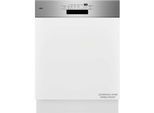 AEG teilintegrierbarer Geschirrspüler "GT8200B4SCM", Energieeffizienz: B, weiß (edelstahl), B:59,6cm H:81,5cm T:58cm, Geschirrspüler, ComfortLift Unterkorb: Be- und Entlade deine Spülmaschine ohne Bücken, teilintegrierbarer Geschirrspüler