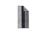 Handtuch JOOP "Handtuch Signature 1er Pack", grau (schwarz), B:50cm, Obermaterial: 100% Baumwolle CO., Handtücher, Handtuch