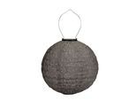 LED Solarleuchte PAULEEN "Sunshine Dreamer Lampion Solar taupe Tyvek Vlies", weiß, H:30cm Ø:30cm, Leuchten, LED Solarleuchte, Laterne