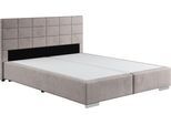 Boxspringbett COTTA "Simba", grau (elephant), L:209cm, Komplettbetten, Boxspringbett, wahlweise mit oder ohne Matratze und Topper bestellbar
