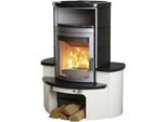 Kaminofen HARK "»Avenso GT ECOplus«", rot (titanfarben), Kaminöfen, Kaminofen, mit EcoPlus Filter