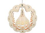 LED Fensterbild SAICO ORIGINAL "Glocke, inkl. LED-Leuchtmittel, warmweiß", natur, B:32cm H:29cm T:4,5cm, Leuchten, LED Fensterbild, BxHxT: 32x29x4,5cm