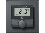 HOMEMATIC IP Heizkörperthermostat "Wandthermostat mit Luftfeuchtigkeitssensor (V2)", grau (anthrazit), B:16cm H:5 T:20cm, Heizkörperthermostate, Heizkörperthermostat