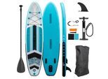 e4fun Stand Up Paddle Board 320 x 81 x 15 cm türkis