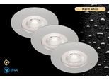 BRILONER LEUCHTEN LED Einbauleuchte "KULANA", silber (weiß, neutral), Leuchten, LED Einbauleuchte