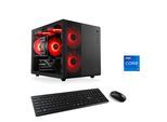 CSL PC "Cube V24174", schwarz, Microsoft Windows 11 Home (64 Bit), 32 GB RAM 1.000 GB SSD, Desktop-PCs, PC
