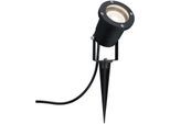 LED Gartenstrahler PAULMANN "Outdoor 230V Garden Spotlight IP65 GU10 3,5W 230V Schwarz Aluminium", schwarz, H:32cm Ø:9,2cm, Leuchten, LED Gartenstrahler, GU10, IP65