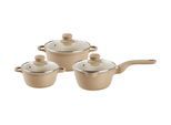 Kochtopfset Magnus Beige, 6-teilig