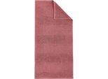 Duschtuch DYCKHOFF "Popcorn", rosa (koralle), B:70cm L:140cm, Frottier, Baumwolle, Handtücher, Duschtuch