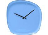 Wanduhr MIRRORS AND MORE "TOMO", blau, Wanduhren, Wanduhr, Organische Form