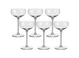 Sektglas LEONARDO "CHEERS", transparent (klar), H:18cm Ø:10cm, Kristallglas, Trinkgefäße, Sektglas, 315 ml, 6-teilig