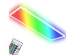 BRILONER LEUCHTEN LED Panel "7404016 SLIM", weiß, Leuchten, Deckenlampe, 58x20x3cm, Weiß, 22W, Wohnzimmer, Schlafzimmer, Küche, LED Panel