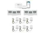 HOMEMATIC IP Smart-Home-Zubehör "Starter Bundle Fußbodenheizung für 6 Räume", weiß, B:31cm H:12cm T:37cm, Smart-Home-Stationen, Smart-Home-Zubehör