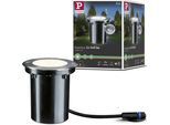 LED Einbauleuchte PAULMANN "Plug & Shine", silber (silberfarben), H:15cm Ø:14cm, Leuchten, LED Einbauleuchte, LED-Modul, schwenkbar IP67 609lm 3000K
