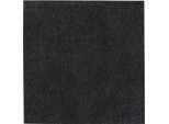 Teppichfliese ANDIAMO "Abbo, selbstklebend, Gesamthöhe 4 mm", grau (anthrazit), B:40cm L:40cm, Obermaterial: 100% Polypropylen, Teppiche, Teppichfliese, Bodenschutz, quadaratisch 40x40 cm, 25er Set, 50er Set, 100er Set