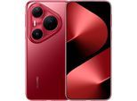 HUAWEI Smartphone "Pura 80 Pro", Energieeffizienz: C, rot, B:10,1cm H:6,8cm T:18,9cm, Mobiltelefone, Smartphone