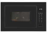 EXQUISIT Einbau-Mikrowelle "EMW25-G-020", schwarz, B:59,5cm H:38,6cm T:37,5cm, Mikrowellen, 2-in-1 Gerät: Aufwärmen oder Grillen – Genuss im Handumdrehen, Einbau-Mikrowelle